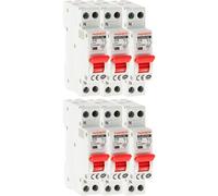 - Lot de 6 disjoncteurs à vis PH+N Pouvoir de coupure 3KA- 16A NF