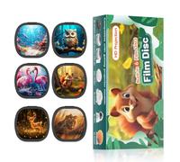 Lot de 6 disques de projection Galaxy Pro sur le thème des animaux pour projecteur de planétarium, modèle de projecteur Galaxy compatible (BL-DQY02 Pro), disques Galaxy 5K Ultra HD pour décoration de