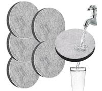 Lot de 6 Disques Filtrants à Eau pour Bouteilles Filtrantes Brita Fill & Go,Réduit Les Pfas, Les Microparticules, D'Autres Substances Altérant Le Goût Dans L'Eau Potable Filtration Plus Rapide
