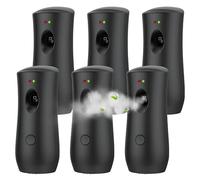 Lot de 6 distributeurs automatiques de désodorisant | Machine d'aromathérapie réglable pour les maisons, les chambres, les salles de bains, les bureaux, les hôtels et les espaces commerciaux