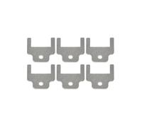 Lot de 6 distributeurs d'essuie-tout en acier inoxydable avec trou pour fixation à anneau, compatibles avec les distributeurs Kimberly Clark, pour bureau, école, centre commercial, usage domestique