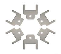 Lot de 6 distributeurs d'essuie-tout en acier inoxydable compatibles avec les unités Kimberly Clark, pour bureau, école, centre commercial, toilettes pour accès et utilisation quotidienne durable en