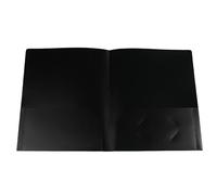 Lot de 6 dossiers avec poches robustes à 2 poches, format lettre, deux poches, peut contenir 100 feuilles, 29 x 24 cm, dossier scolaire avec fente pour carte