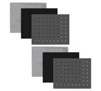 Lot de 6 doublures de four réutilisables antiadhésives en silicone de qualité alimentaire pour paniers de friteuse à air comprimé et grilles de four Protection de nettoyage