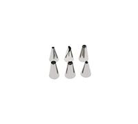 Lot de 6 douilles à pâtisserie en inox petit modèle Zenker Smart Pastry