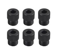 Lot de 6 douilles de guidage de perçage professionnelles, douilles de forage robustes en acier au carbone pour alignement des trous de 2 mm à 10 mm, outil de positionnement pour le travail du bois