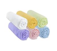 Lot de 6 Draps housse Jersey coton 60x120 - EASY DORT - Mixte - Respirant et élastique