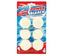 Lot de 6 Duzzit Bloc d'eau de Javel WC