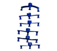 Lot de 6 écarteurs de branches réglables avec clips creux pour soutenir et plier les branches d'arbres fruitiers pour une meilleure formation de l'auvent et une meilleure gestion de l'humidité
