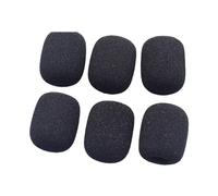 Lot de 6 écouteurs en mousse pour microphone, protection de pare-brise en mousse, protection de pare-brise