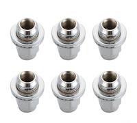 Lot de 6 écrous de roue en acier compatibles avec INFINITI QX80 2015 2022, QX56 2011 2013, Armada 2017 2022, utilisation avant ou arrière, taille de filetage 1 50