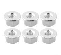 Lot de 6 écrous hexagonaux en métal compatibles avec tronçonneuse numéro de pièce 503220001