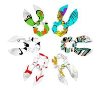 Lot de 6 élastiques à cheveux longs avec nœud pour enfants, femmes, filles, We're in love-42651