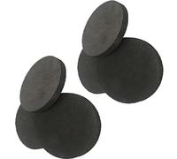 Lot de 6 électrodes rondes en graphite et feutre de carbone conducteur for applications industrielles(100 * 8mm)