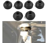 Lot de 6 embouts de biellette de direction en caoutchouc avec fixation rainurée pour une meilleure flexibilité et protection contre la saleté et les débris sur les pièces de suspension