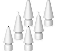 Lot de 6 embouts de rechange améliorés pour Apple Pencil,embouts métalliques avec contrôle précis pour Apple Pencil USB C/2e/1ère génération