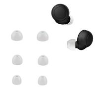 Lot de 6 embouts de rechange en silicone pour casque Sony WF-C500/WI-C200, coussinets de rechange, blancs