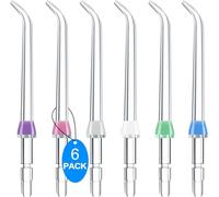 Lot de 6 embouts de rechange pour hydropulseur dentaire Waterpik Flosser