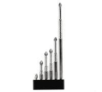 Lot de 6 embouts de tournevis cruciformes PH2 en alliage d'acier avec tige hexagonale magnétique antidérapante et tournevis électrique manuel à longue tige 25 mm, 50 mm, 65 mm, 70 mm, 90 mm, 150 mm