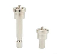 Lot de 6 embouts de tournevis pour cloison sèche avec collier d'arrêt de profondeur, forets magnétiques PH2 à centrage automatique pour plaques de plâtre et bois, tige hexagonale de 6,35 mm (3 x 25 mm