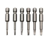 Lot de 6 embouts de vis triangulaires 1,8/2/.3/.5/.7/3 mm en acier antidérapant pour embouts HEA