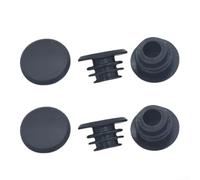 Lot de 6 embouts en caoutchouc pour guidon de vélo, butées de guidon standard pour poignées de scooter, extrémité noire antidérapante, protège-mains pour VTT et vélos de route