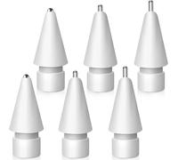 Lot de 6 embouts pour Apple Pencil,embouts métalliques améliorés sans usure pour Apple Pencil 1ère/2ème génération/USB-C