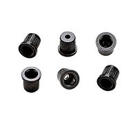 Lot de 6 embouts pour cordes de guitare - Boucle de montage à travers le corps - Pièces de rechange électriques - Capuchons de cordes - Boucle de montage