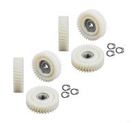 Lot de 6 engrenages moteur en nylon 31T 35T 36T avec roulement 608 pour réduction du bruit et fonctionnalité de la boîte de vitesses durable (31 dents)