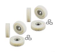 Lot de 6 engrenages planétaires en nylon 31T, 35T, 36T avec roulements 608 et circlips en acier inoxydable, conçus pour réduire le bruit du moteur de moyeu et durabilité (35 dents)