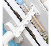 Lot de 6 entrebâilleurs de fenêtre pour UPVC, limiteur de fenêtre à battant, protection de sécurité pour bébé et enfant