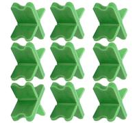 Lot de 6 entretoises de terrasse avec marquages d'épaisseur visibles pour un contrôle précis des écarts lors de l'installation au sol Projet d'entretoises de terrasse en ABS