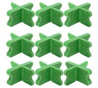 Lot de 6 entretoises de terrasse avec marquages d'épaisseur visibles pour un contrôle précis des écarts lors de l'installation au sol Projet d'entretoises de terrasse en ABS