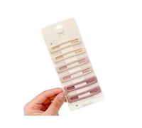 Lot de 6 épingles à cheveux Morandi colorées et polyvalentes pour femmes et filles (04)