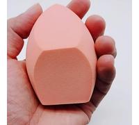 Lot de 6 éponges de beauté pour maquillage liquide et crème, couverture à construire, éponge de fond de teint pour base naturelle, mousse sans latex, rose clair A03