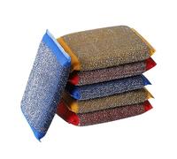 Lot de 6 Eponges Réutilisables Lavables - Éponges Double Faces Réutilisables, Eponge Vaisselle Lavables en Machine, Eponge Magique Lavable Cuisine Microfibre éponge