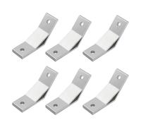 Lot de 6 équerres d'angle de 135 degrés série 4040 pour profil d'extrusion d'aluminium