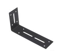 Lot de 6 équerres d'angle robustes à 90 degrés en acier inoxydable avec fonction de verrouillage réglable pour un soutien fiable (90 x 180 mm)