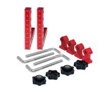 Lot de 6 équerres de serrage en forme de L à angle droit pour garantir des angles droits dans des projets professionnels