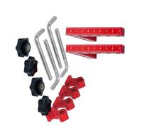 Lot de 6 équerres de serrage en forme de L pour garantir des angles droits dans des projets professionnels Pince de construction de tiroir