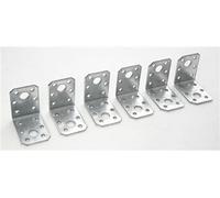 Alberts Tofuhaus Équerres G galvanisées 90x90x40 mm Lot de 6