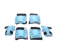Lot de 6 équipements de protection pour enfants de 3 à 8 ans pour garçons et filles avec patinage à roulettes, genouillères, coudières, protège-mains
