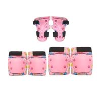Lot de 6 équipements de protection pour enfants de 3 à 8 ans pour garçons et filles avec patinage à roulettes, genouillères, coudières, protège-mains