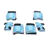 Lot de 6 équipements de protection pour enfants de 3 à 8 ans pour garçons et filles avec patinage à roulettes, genouillères, coudières, protège-mains