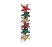 Lot de 6 étoiles de Noël