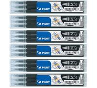 Lot de 6 étuis de 3 recharges stylo Roller PILOT FRIXION 07 Noir