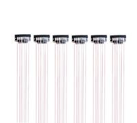 Lot de 6 extensions de cheveux à paillettes - Pour fêtes à thème, fêtes à thème, festivals de musique, Halloween