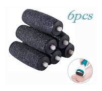 Lot De 6 Extra Rugueux Rouleaux De Remplacement Pour Scholl Velvet Smooth Express Pedi Râpe Electrique Rouleaux De Rechange Multicolore