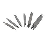 Lot de 6 extracteurs de tarauds à tête hexagonale - Outils d'extraction de vis à double extrémité - Kit de réparation de filetage M4 M5 M6 M8 M10 M12 pour retrait de boulons endommagés