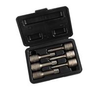 Lot de 6 extracteurs de vis à tête endommagée 3/8 avec boîte de transport en acier portable pour le retrait de vis industrielles industrielles